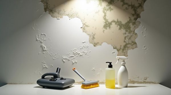 Une solution efficace pour le nettoyage des moisissures au plafond